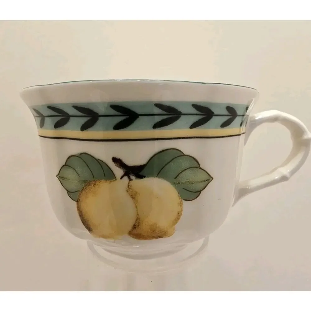 Villeroy & Boch French Garden Lemon Fruit Tea Coffee Cup Cup Set Of 6